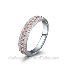 Los últimos diseños baratos del anillo de bodas de la plata esterlina 925